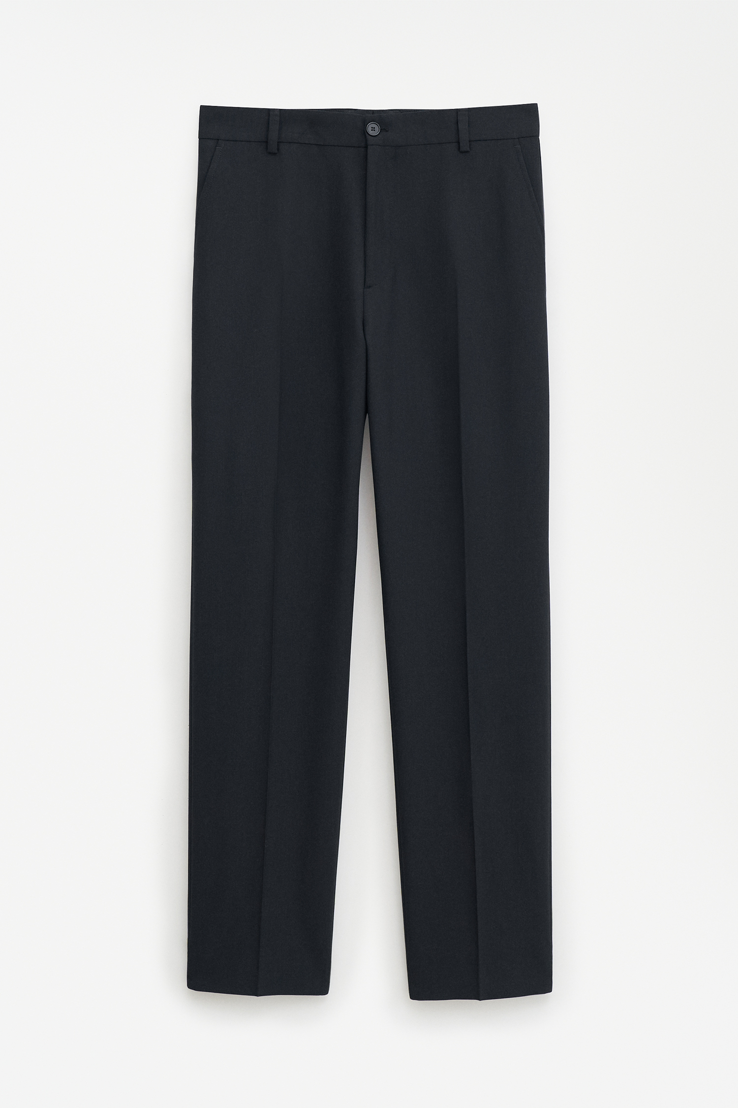 Filippa K Tapered Tailored Trousers In Black